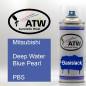 Preview: Mitsubishi, Deep Water Blue Pearl, PBS: 400ml Sprühdose, von ATW Autoteile West.